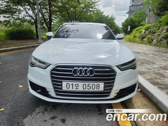 AUDI A6 2016 — 148 000 км, белый, Корея — под ключ — фото 3
