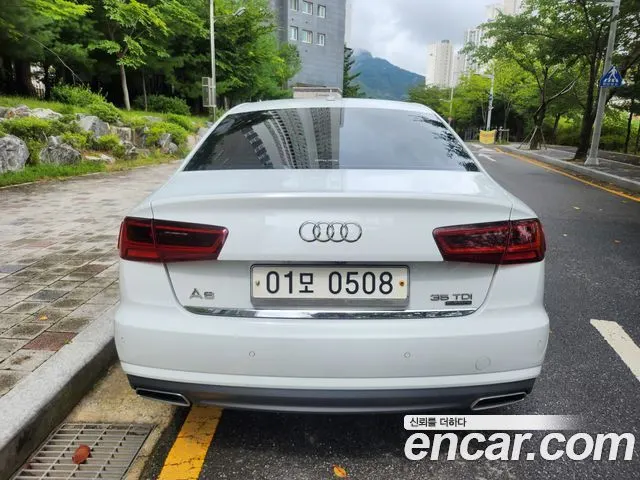 AUDI A6 2016 — 148 000 км, белый, Корея — под ключ — фото 4