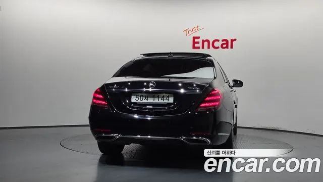 MERCEDES-BENZ S-CLASS W222 2019 — 50 755 км, чёрный, Корея — под ключ — фото 4
