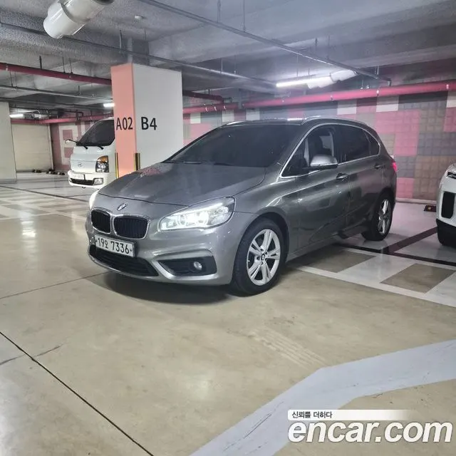 BMW 2 SERIES ACTIVE TOURER 2015 — 134 102 км, серый, Корея — под ключ — фото 2
