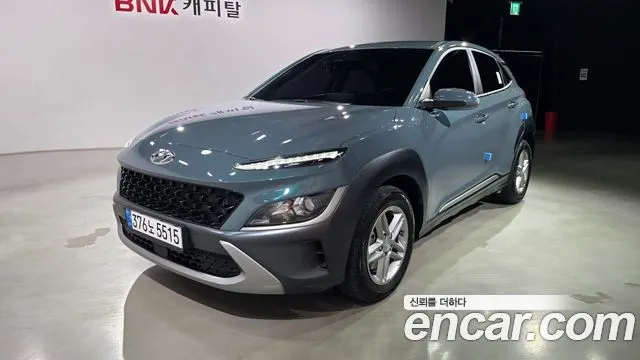 HYUNDAI KONA 2023 — 22 981 км, бирюзовый, Корея — под ключ — фото 1