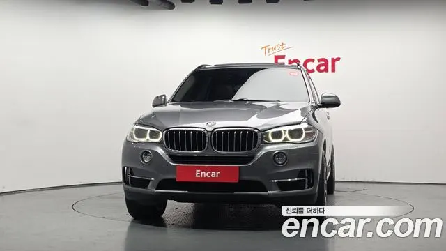 BMW X5 2014 — 254 281 км, серебристо-серый, Корея — под ключ — фото 3