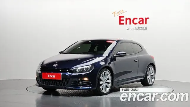 VOLKSWAGEN SCIROCCO 2013 — 98 125 км, синий, Корея — под ключ — фото 1