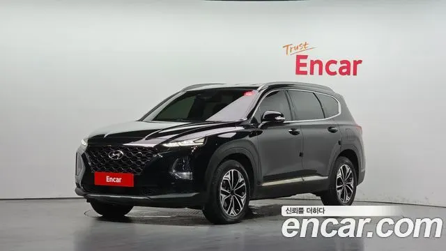 HYUNDAI SANTA FE 2019 — 156 176 км, чёрный, Корея — под ключ — фото 1