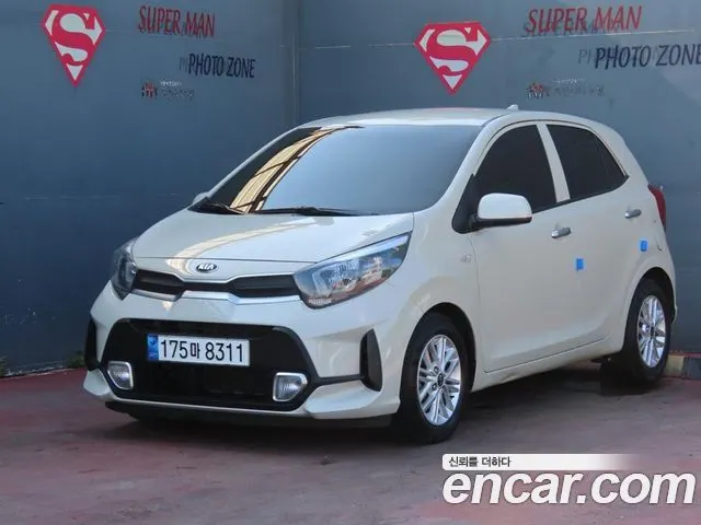 KIA MORNING URBAN 2021 — 58 869 км, белый-перламутр, Корея — под ключ — фото 1