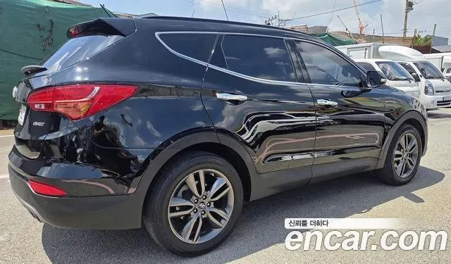 HYUNDAI SANTA FE 2015 — 127 000 км, чёрный, Корея — под ключ — фото 3