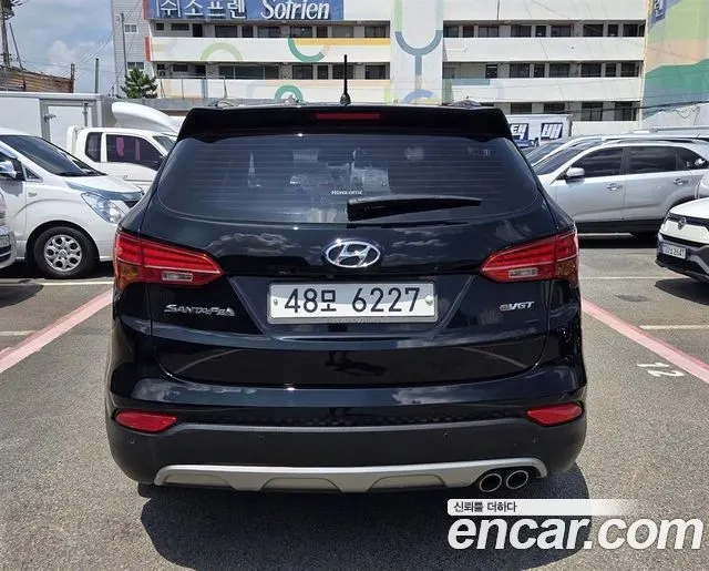 HYUNDAI SANTA FE 2015 — 127 000 км, чёрный, Корея — под ключ — фото 4