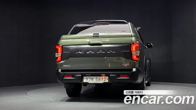 KGM REXTON SPORTS KHAN 2021 — 82 672 км, тёмно-зелёный, Корея — под ключ — фото 4