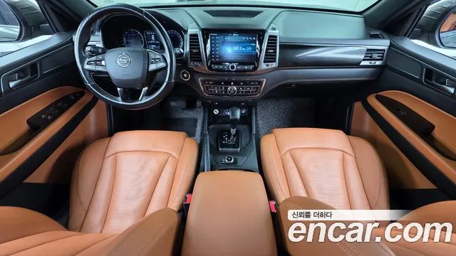 KGM REXTON SPORTS KHAN 2021 — 82 672 км, тёмно-зелёный, Корея — под ключ — фото 7