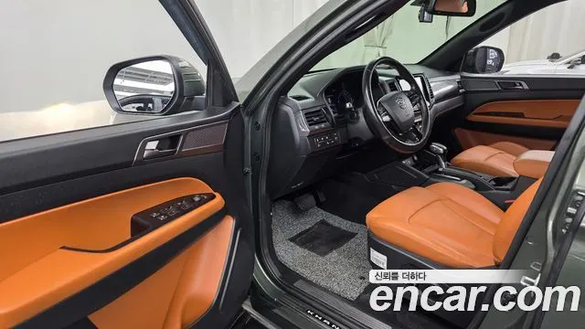 KGM REXTON SPORTS KHAN 2021 — 82 672 км, тёмно-зелёный, Корея — под ключ — фото 10