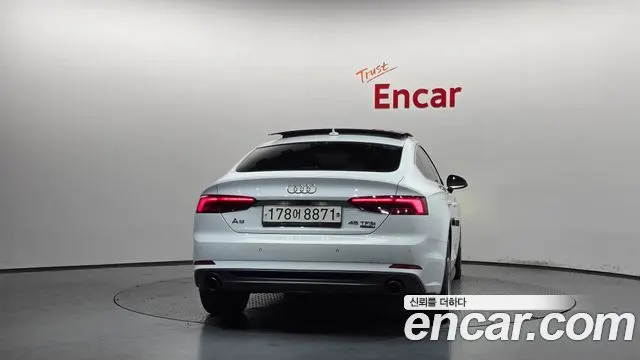 AUDI A5 2019 — 138 600 км, белый, Корея — под ключ — фото 4
