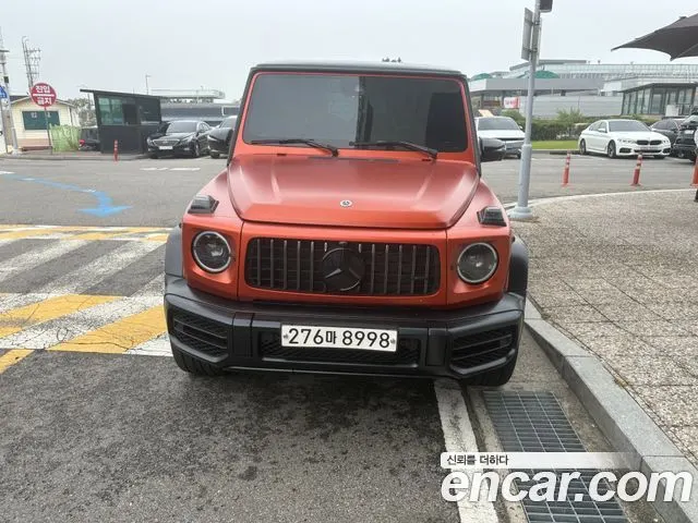 MERCEDES-BENZ G-CLASS W463B 2022 — 42 000 км, красный, Корея — под ключ — фото 2
