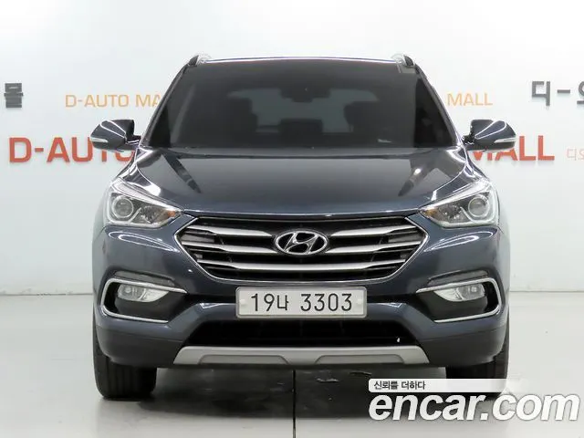 HYUNDAI SANTA FE 2016 — 152 598 км, синий, Корея — под ключ — фото 3