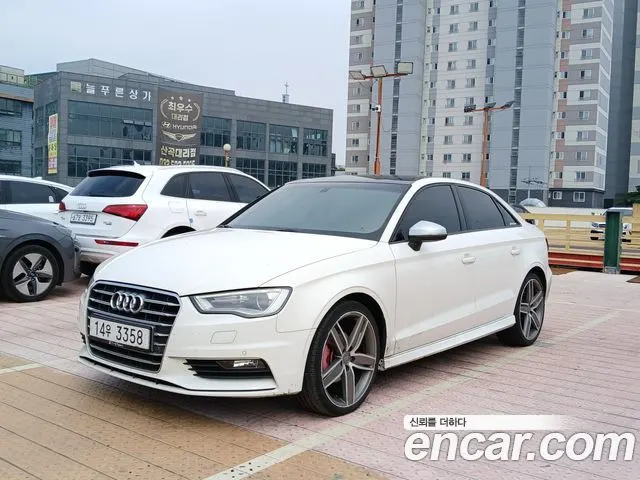 AUDI A3 2015 — 158 800 км, белый, Корея — под ключ — фото 1