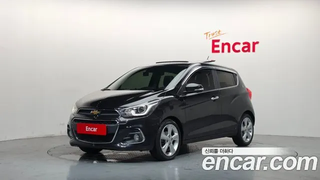 CHEVROLET SPARK 2016 — 151 451 км, чёрный, Корея — под ключ — фото 1