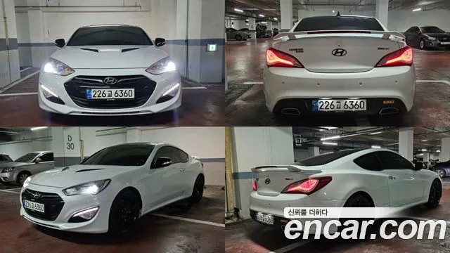 HYUNDAI GENESIS COUPE 2015 — 119 469 км, белый, Корея — под ключ — фото 1