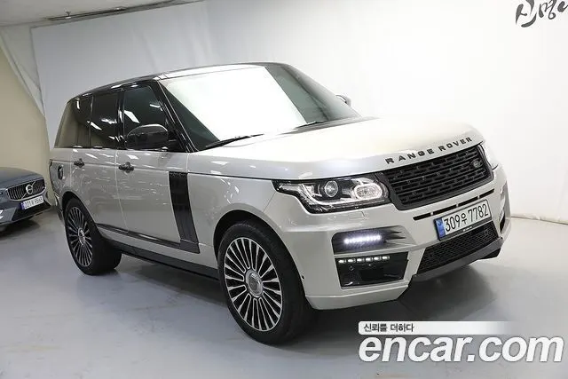 LAND ROVER RANGE ROVER 2013 — 177 000 км, светло-золотистый, Корея — под ключ — фото 2