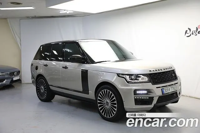 LAND ROVER RANGE ROVER 2013 — 177 000 км, светло-золотистый, Корея — под ключ — фото 3