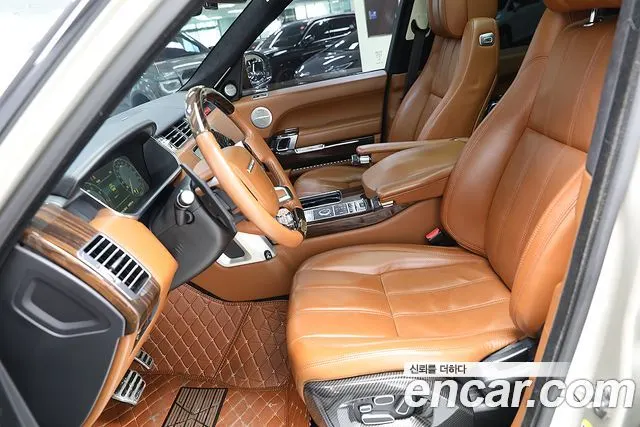 LAND ROVER RANGE ROVER 2013 — 177 000 км, светло-золотистый, Корея — под ключ — фото 8