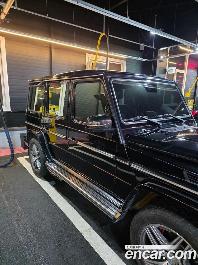 MERCEDES-BENZ G-CLASS W463 2015 — 92 000 км, чёрный, Корея — под ключ — фото 2