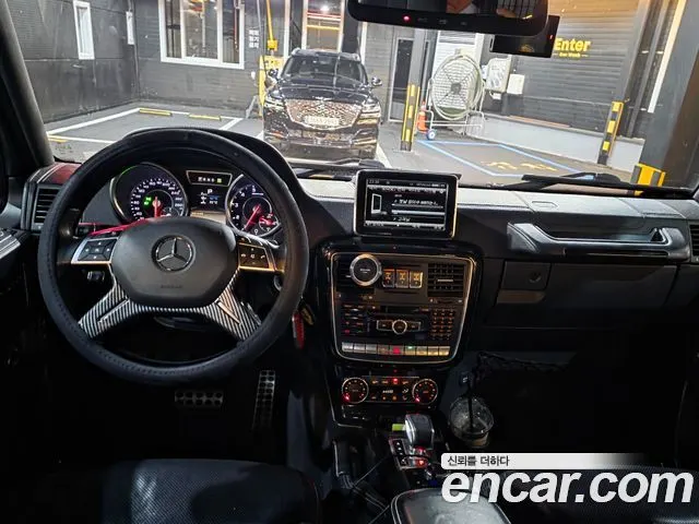 MERCEDES-BENZ G-CLASS W463 2015 — 92 000 км, чёрный, Корея — под ключ — фото 6