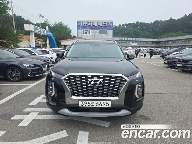 HYUNDAI PALISADE 2022 — 60 000 км, чёрный, Корея — под ключ — фото 1