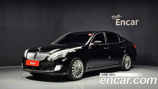 HYUNDAI EQUUS 2015 — 202 455 км, чёрный, Корея — под ключ — фото 1