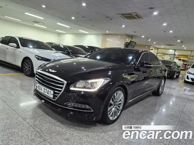 HYUNDAI GENESIS DH 2016 — 123 161 км, чёрный, Корея — под ключ — фото 2