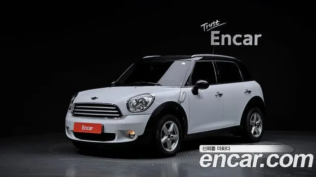 MINI COOPER D COUNTRYMAN 2013 — 91 474 км, белый, Корея — под ключ — фото 1
