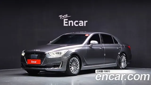 GENESIS EQ900 2016 — 238 356 км, серебристо-серый, Корея — под ключ — фото 12