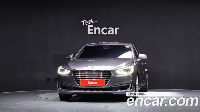 GENESIS EQ900 2016 — 238 356 км, серебристо-серый, Корея — под ключ — фото 3