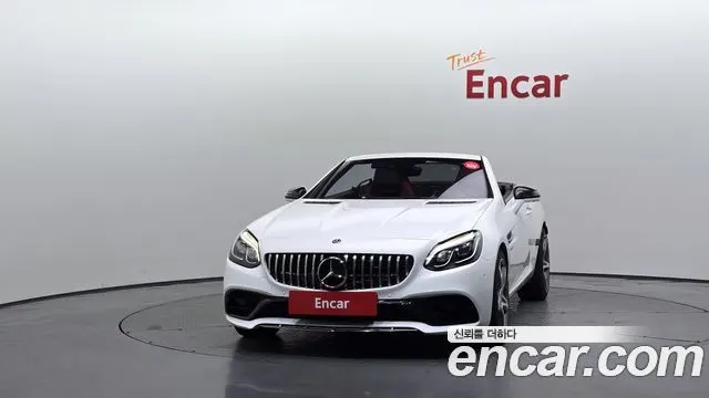 MERCEDES-BENZ SLC-CLASS R172 2018 — 73 316 км, белый, Корея — под ключ — фото 3