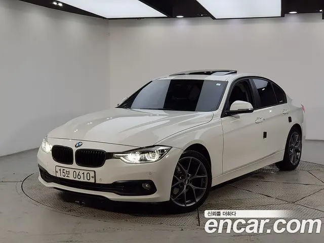 BMW 3 SERIES 2016 — 190 000 км, белый, Корея — под ключ — фото 1