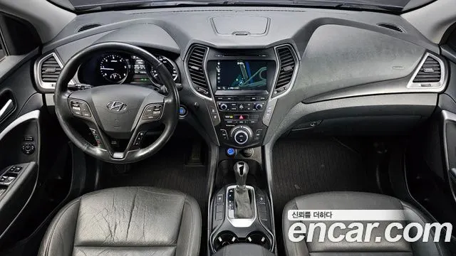 HYUNDAI SANTA FE 2016 — 172 012 км, синий, Корея — под ключ — фото 7