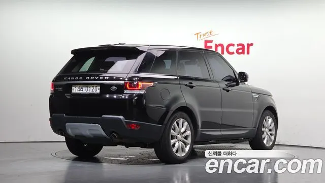 LAND ROVER RANGE ROVER SPORT 2016 — 184 500 км, чёрный, Корея — под ключ — фото 2
