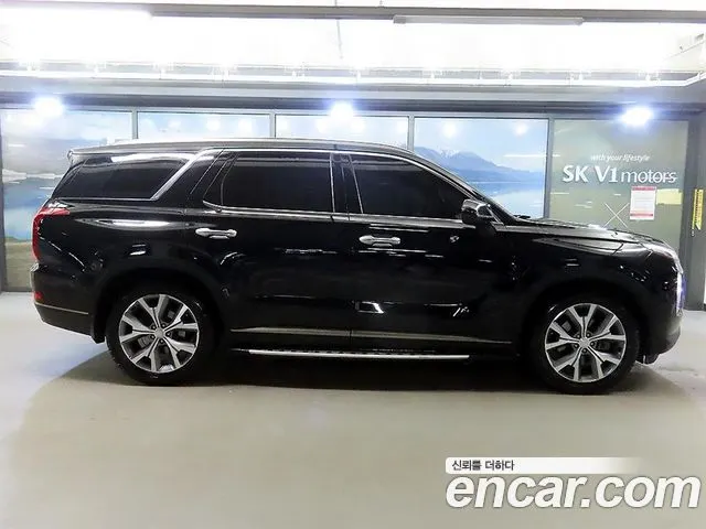 HYUNDAI PALISADE 2019 — 212 729 км, чёрный, Корея — под ключ — фото 3