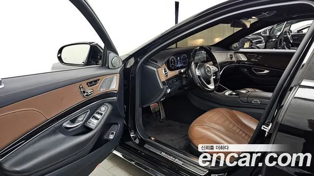 MERCEDES-BENZ S-CLASS W222 2018 — 95 802 км, чёрный, Корея — под ключ — фото 10