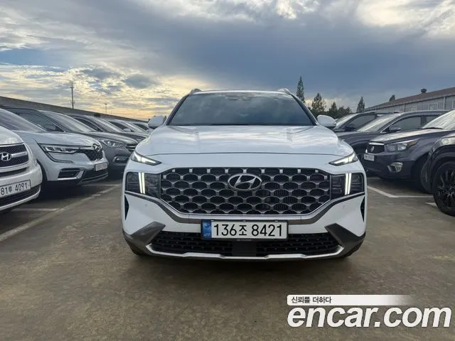 HYUNDAI SANTA FE 2022 — 90 000 км, белый, Корея — под ключ — фото 3