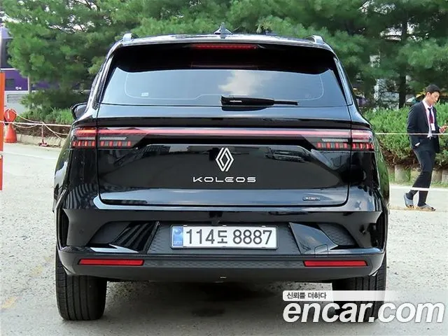 RENAULT KOREA GRAND KOLEOS 2025 — 4 896 км, чёрный, Корея — под ключ — фото 2