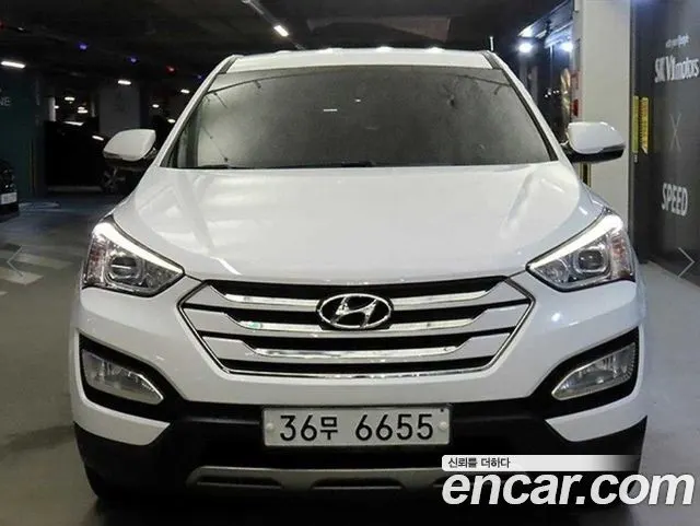 HYUNDAI SANTA FE 2015 — 146 430 км, белый, Корея — под ключ — фото 2