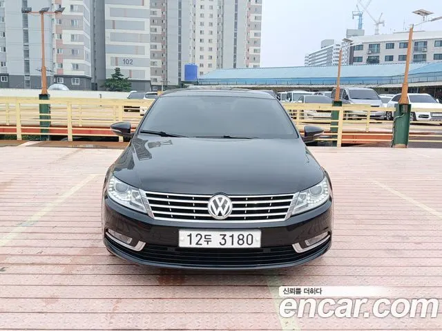 VOLKSWAGEN CC 2013 — 178 300 км, чёрный, Корея — под ключ — фото 2