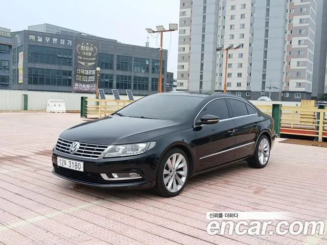 VOLKSWAGEN CC 2013 — 178 300 км, чёрный, Корея — под ключ — фото 11