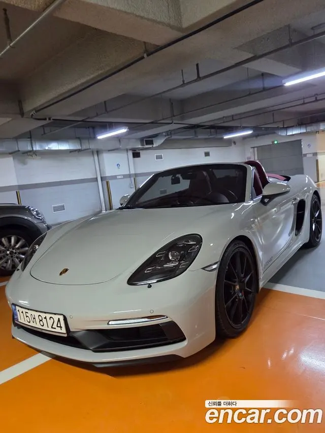 PORSCHE 718 BOXSTER 2021 — 24 000 км, серебристо-серый, Корея — под ключ — фото 12