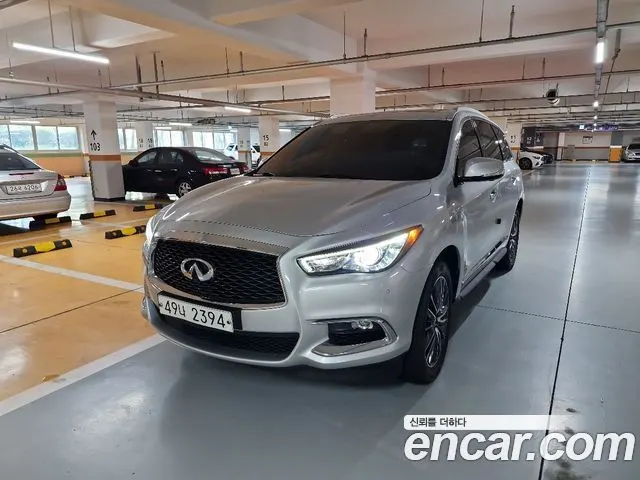 INFINITI QX60 2017 — 97 851 км, серебристый, Корея — под ключ — фото 3