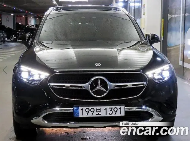 MERCEDES-BENZ GLC-CLASS X254 2025 — 9 323 км, чёрный, Корея — под ключ — фото 2