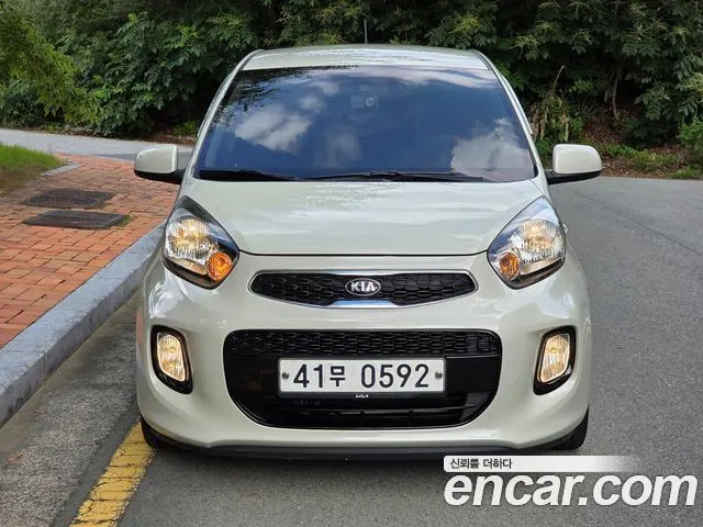 KIA MORNING 2016 — 218 363 км, белый-перламутр, Корея — под ключ — фото 3