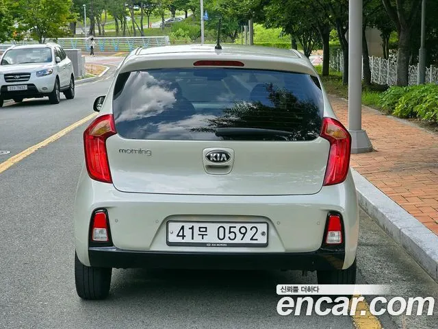 KIA MORNING 2016 — 218 363 км, белый-перламутр, Корея — под ключ — фото 4