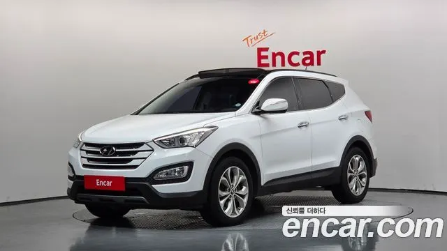 HYUNDAI SANTA FE 2014 — 149 198 км, белый, Корея — под ключ — фото 1
