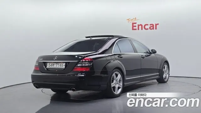 MERCEDES-BENZ S-CLASS W221 2008 — 156 872 км, чёрный, Корея — под ключ — фото 2