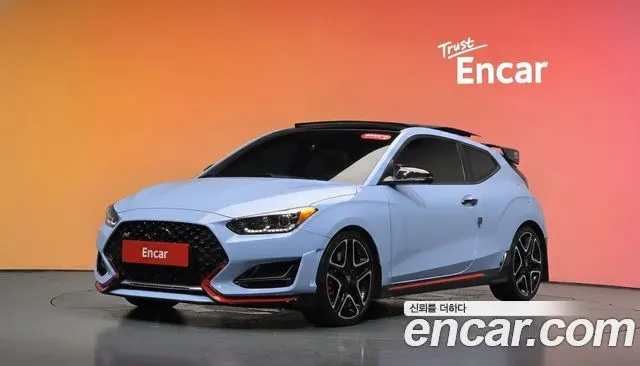 HYUNDAI VELOSTER 2019 — 103 177 км, голубой, Корея — под ключ — фото 2